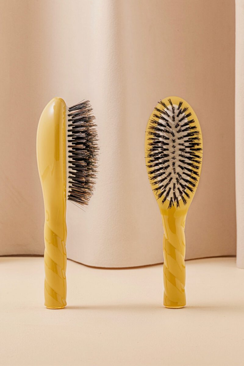 N.01 La Petite Brosse Brillance & Soin l'Universelle Jaune Safran