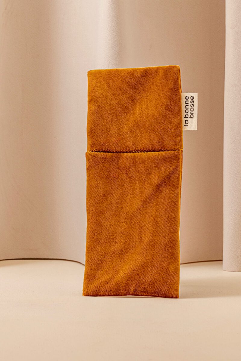 La Pochette "Petite Brosse" Terracotta