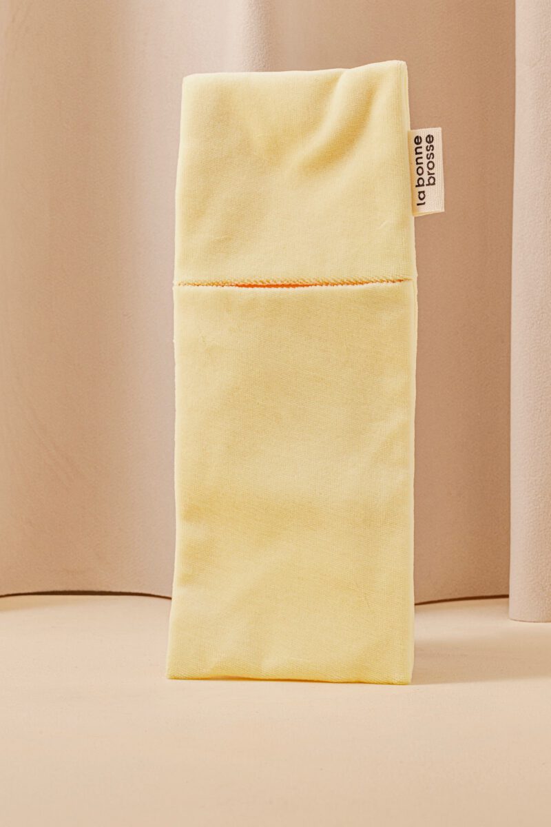 La Pochette "Grande Brosse" Ivoire Cair