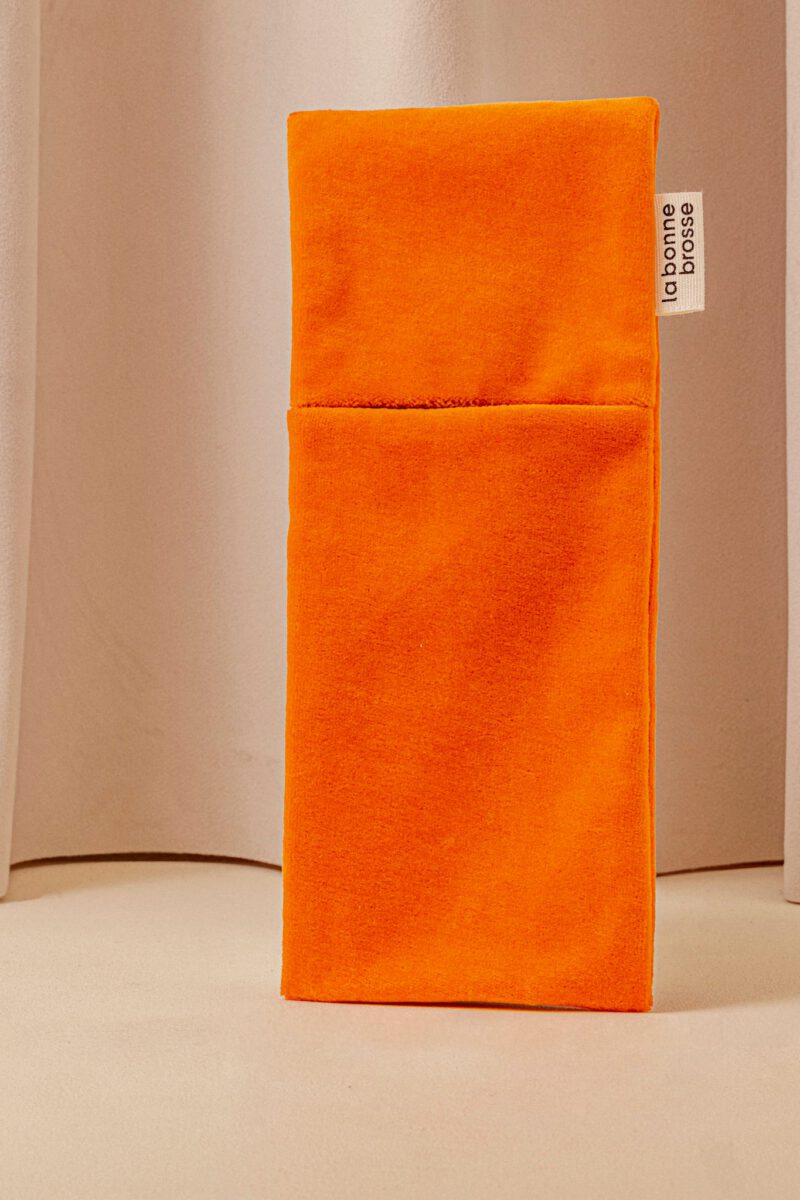La Pochette "Grande Brosse" Orange Seventies