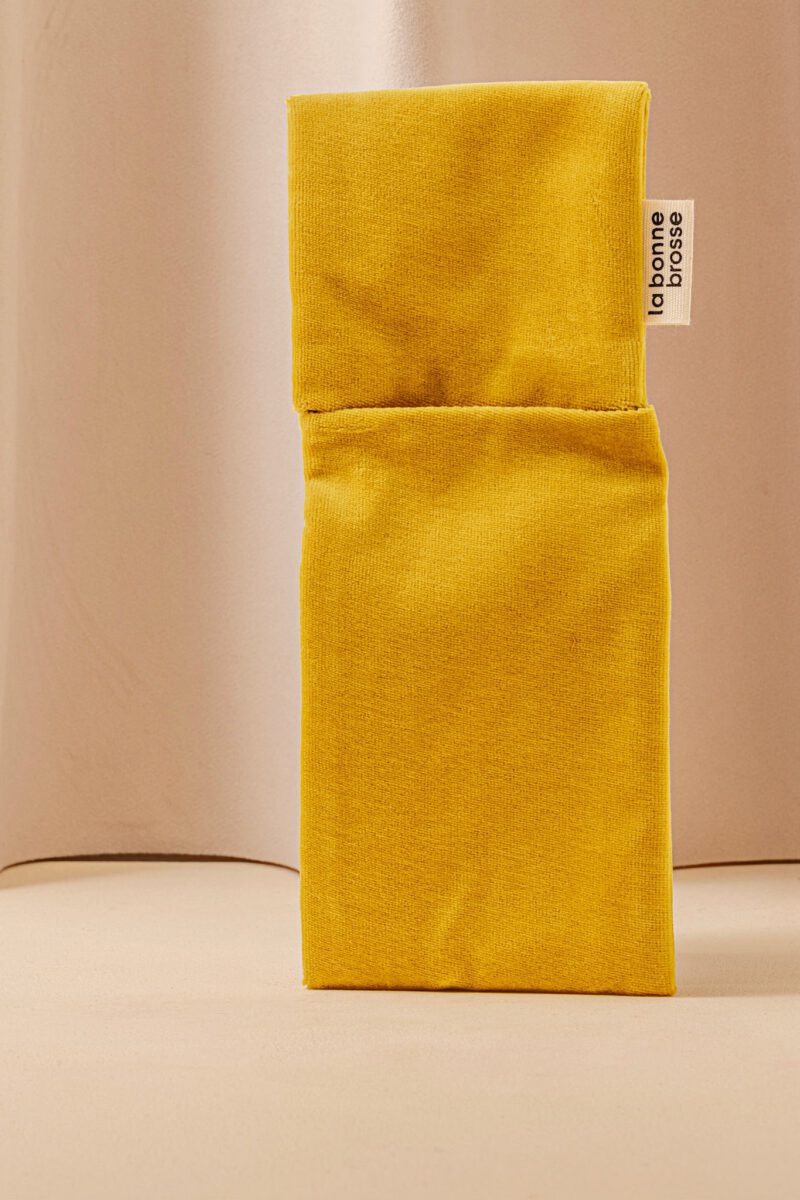 La Pochette "Grande Brosse" Jaune Safran