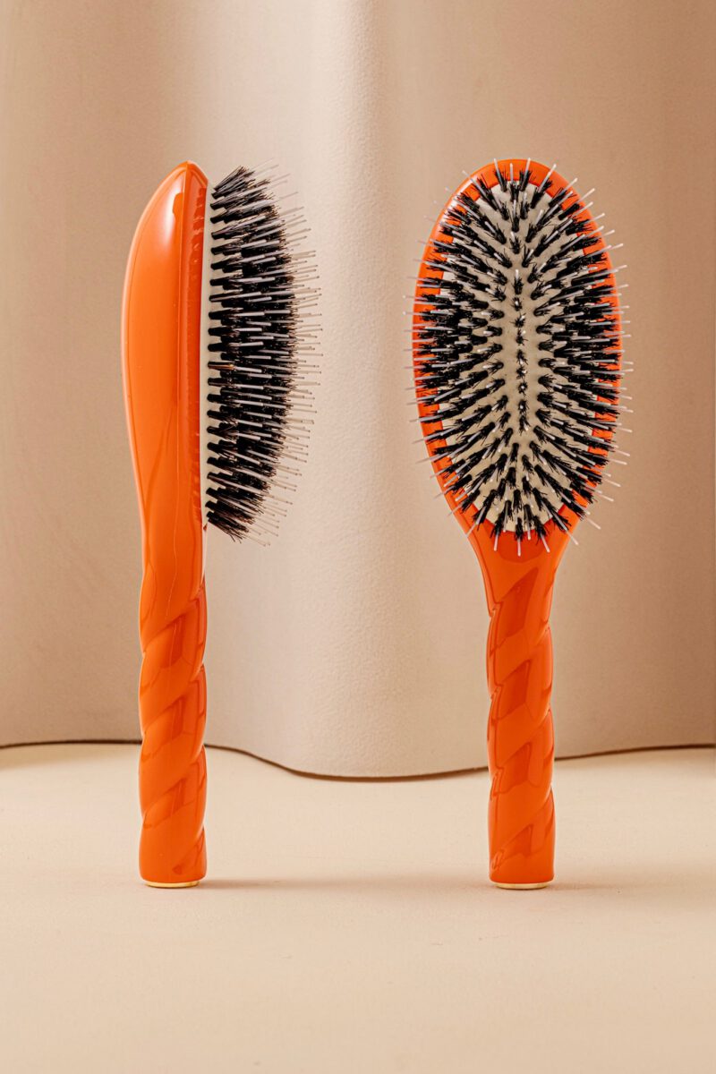Édition Limitée N.02 La Brosse Démêlante & Soin l'Indispensable Orange Seventies