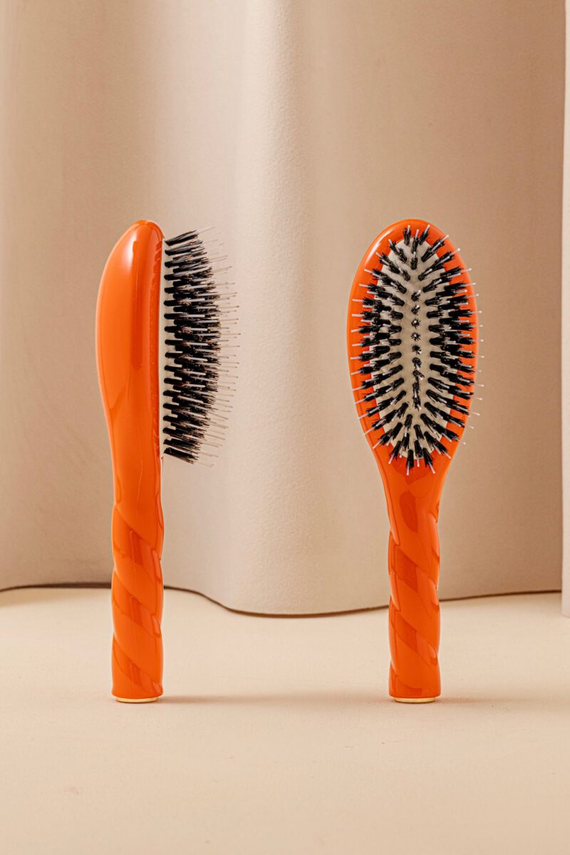 Édition Limitée N.02 La Petite Brosse Démêlante & Soin l'Indispensable Orange Seventies